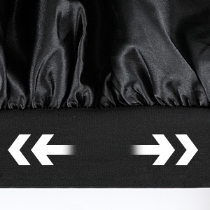 satin haarhaube, doppelseitige haarhaube für die nacht weiche satin schlafhaube 