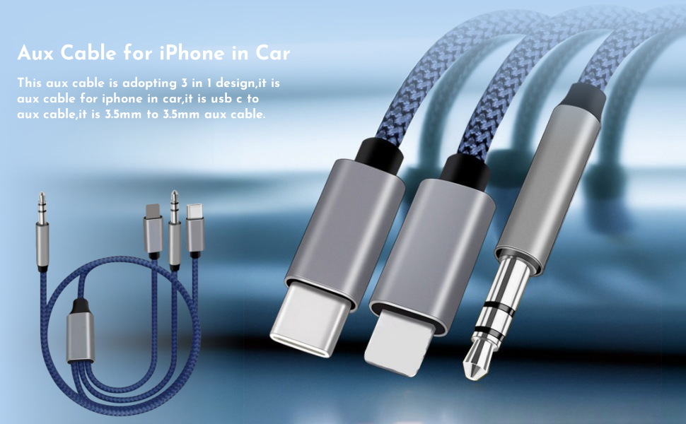 aux to lightning cable