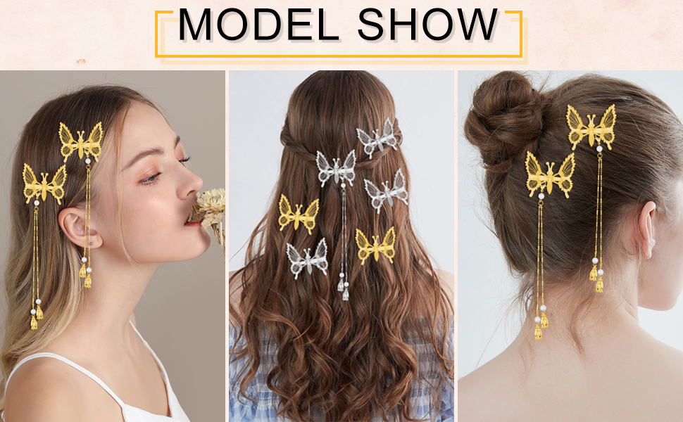 Tassel Butterfly Hairpin-3