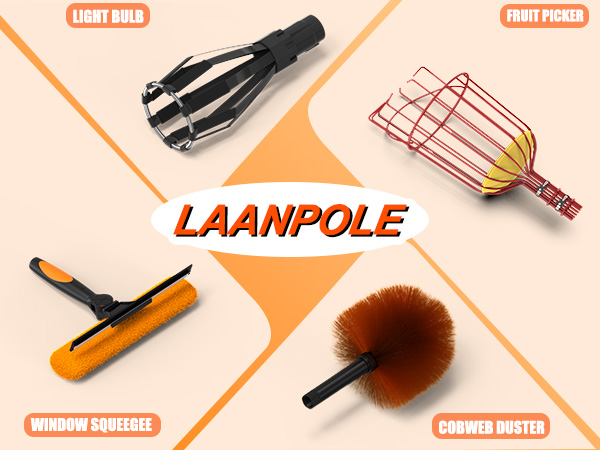 Amazon.com : LAANPOLE 26FT Reach Fruit Picker Pole with