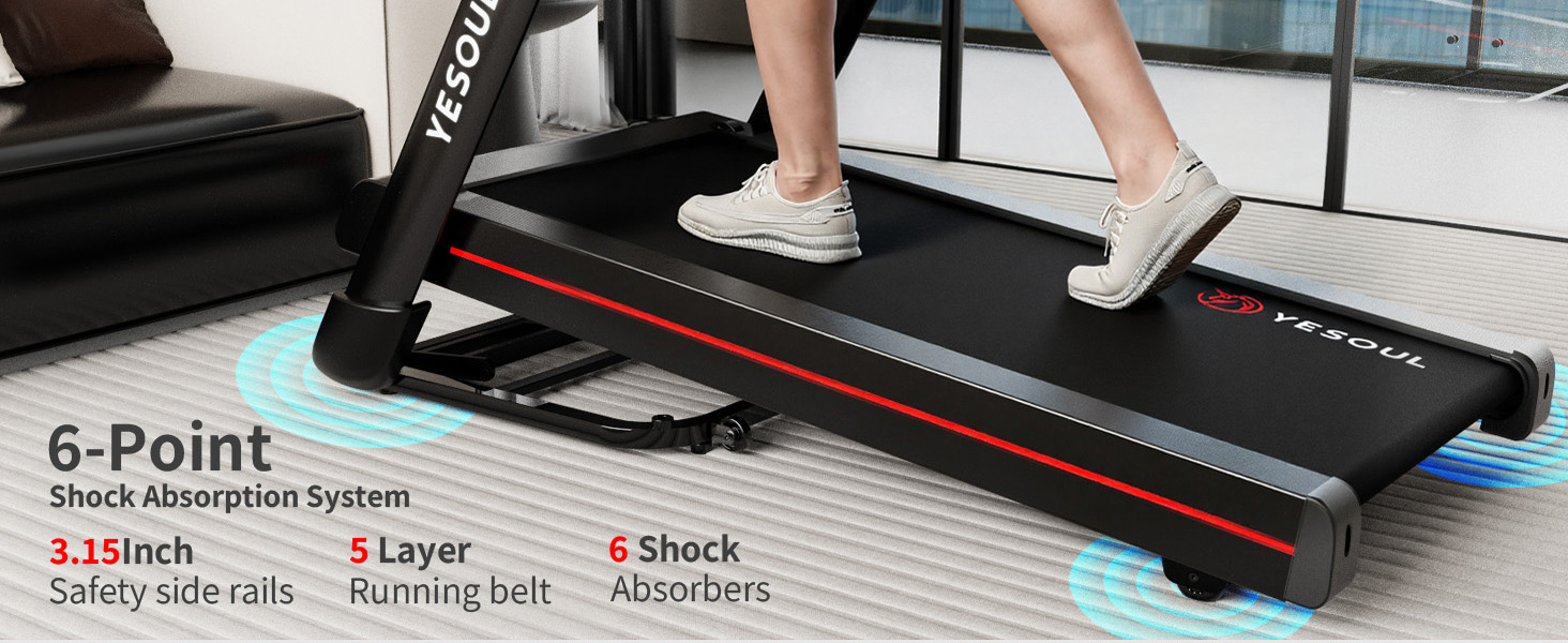 6 point shock absorption system