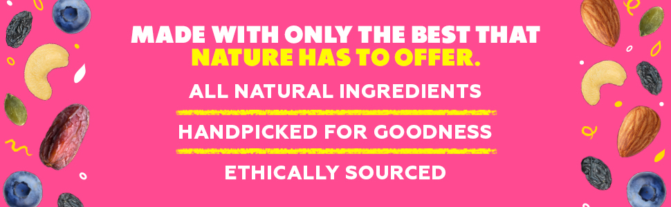 Made with only the best that nature has to offer, All natural ingredients