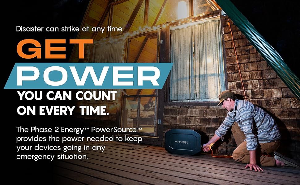 Phase 2 Energy PowerSource 660 Portable Power Station