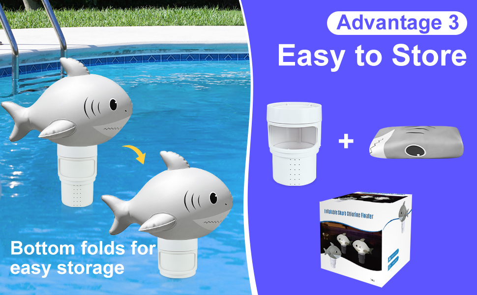 LanBlu Pool Chlorine Floater,Floating Chlorine Dispenser
