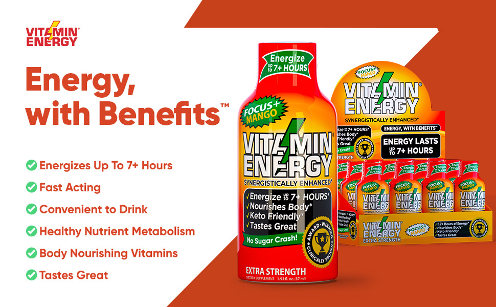 vitamin energy hot focus mango extra strength energy drink