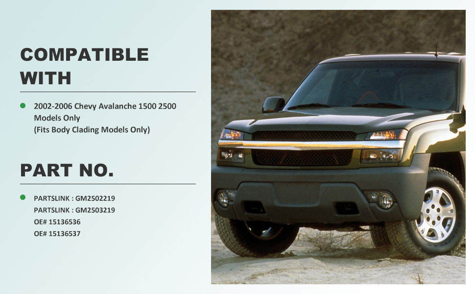 ROADEAL Headlight Assembly Compatible with 2002 2003 2004