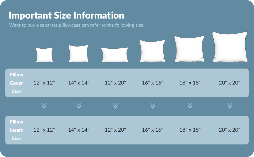 AM AEROMAX 18 ×18 Pillow Insert Memory Foam Throw Pillow