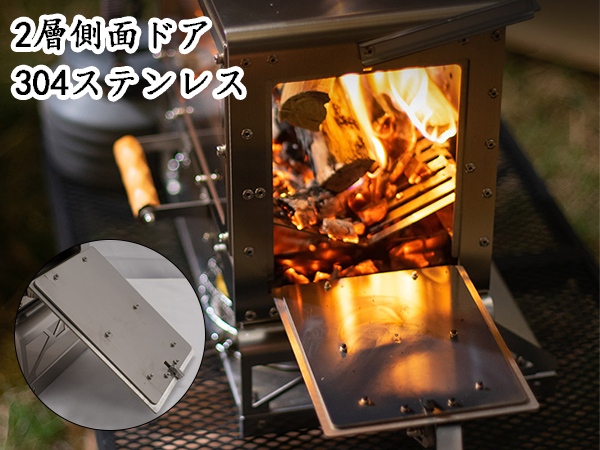 Amazon.co.jp: 3F UL GEAR ストーブ キャンプ 折り畳め 収納袋付き