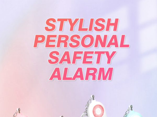 Personal Safety Alarm for Women - 130dB Self Defense Keychains Siren Whistle