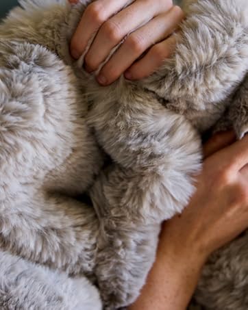 nuzzie faux fur blankets