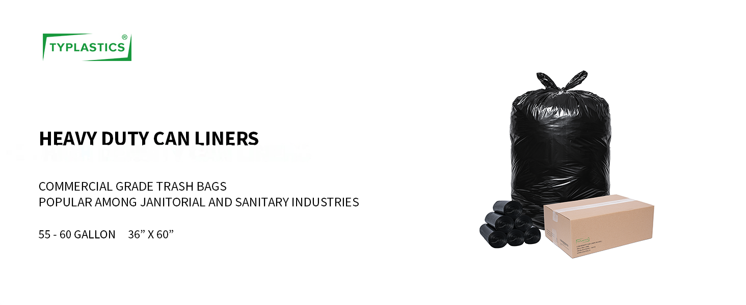 Heavy duty trash can liners