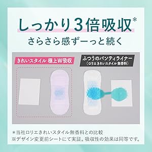 えるりん　流せるライナーのみ Amazon.co.jp: ロリエ 【まとめ買い】きれいスタイル超吸