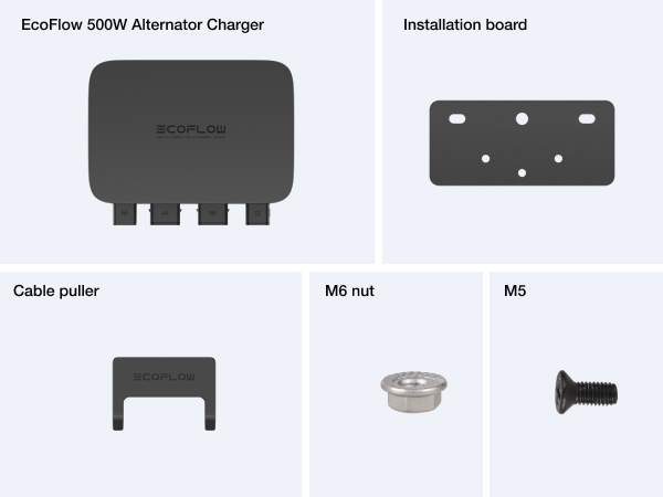 エコフロー　EcoFlow Alternator Charger 500W EcoFlow 500W Alternator Charger | 500W Alternator Charger