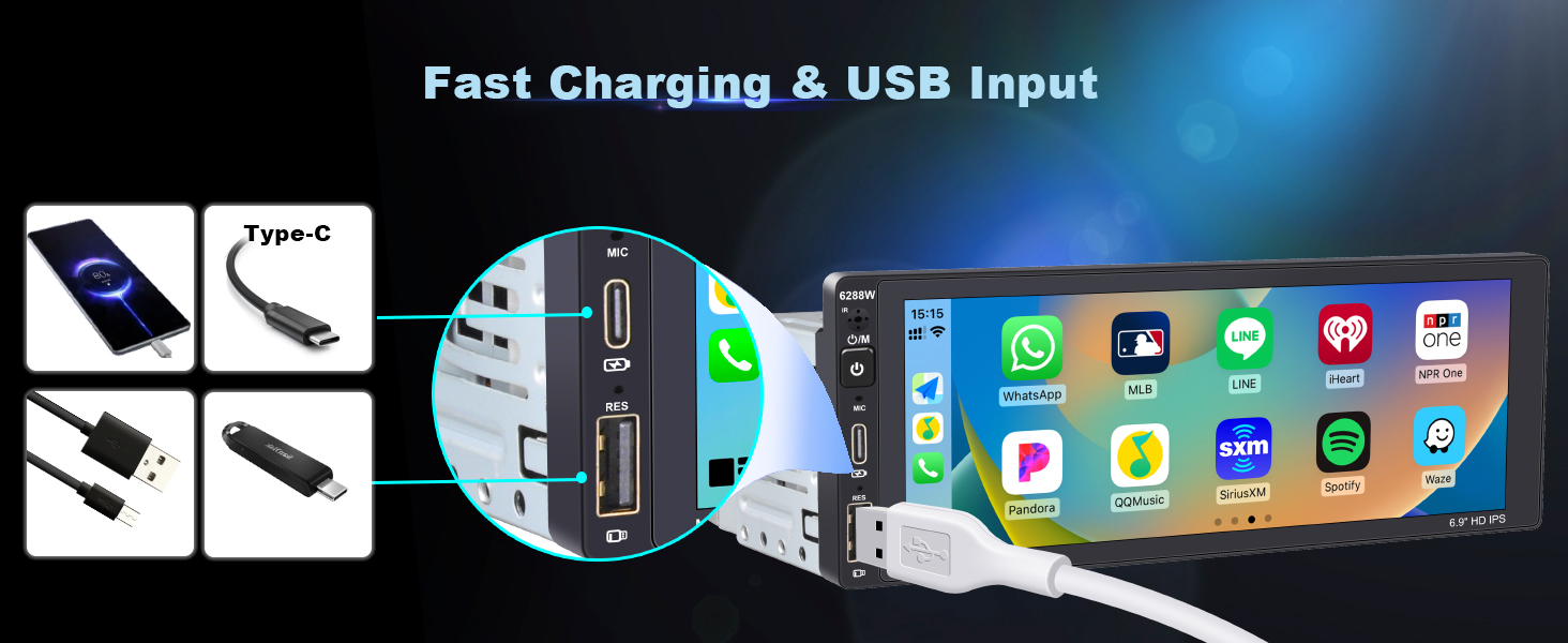 type-c fast charging