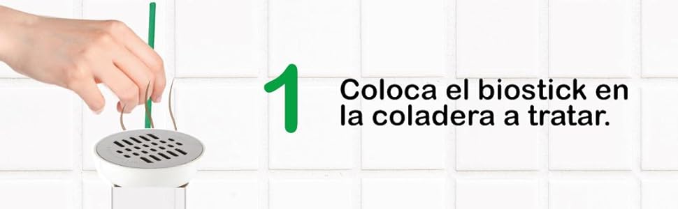 evita malos olores, elimina obstrucciones, residuos orgánicos