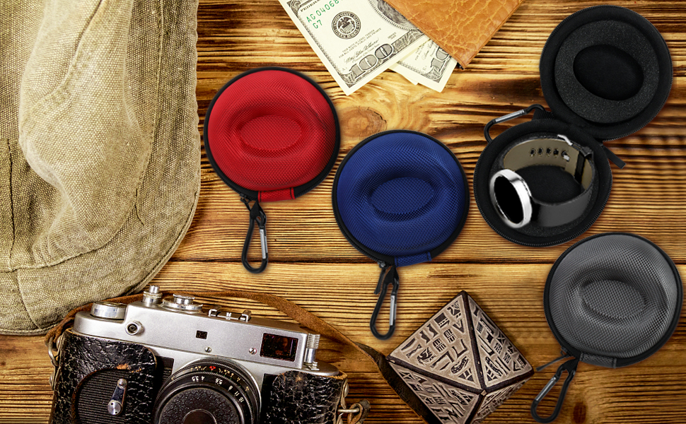 Hiceeden 4 Pack Travel Watch Cases, EVA Single Watch