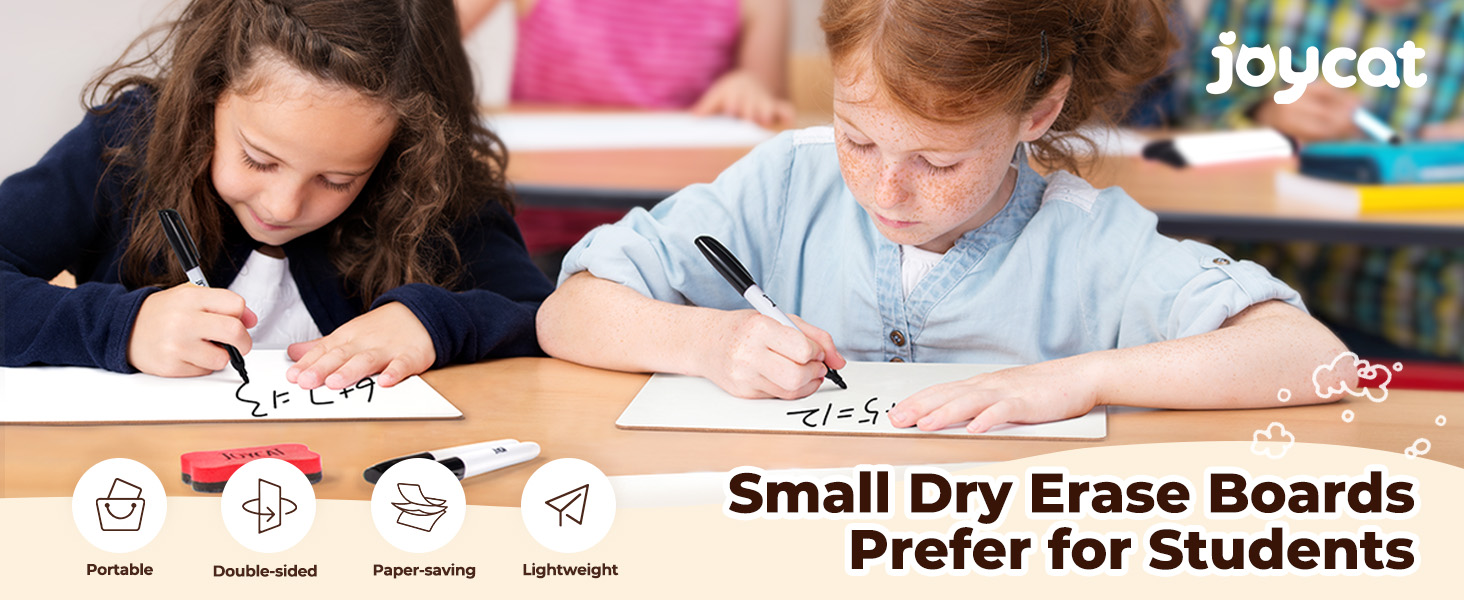 Small Dry Erase Lap Boards