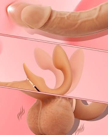 strapless strap on thrusting dildo