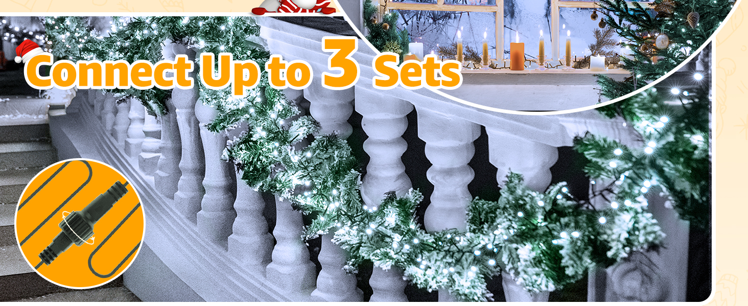 cluster christmas tree lights