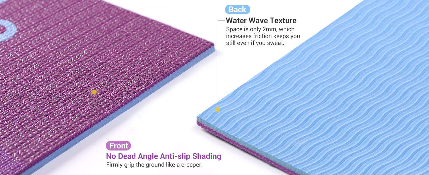 Double Side PVC Yoga Mats
