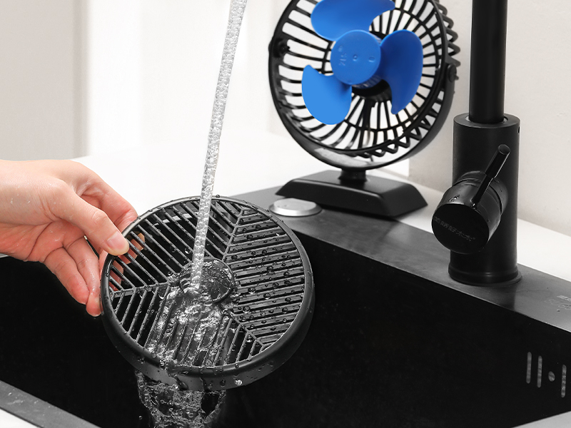 Small Fan USB Desk Fan, Powerful Quiet 3 Speeds Wind Desktop Personal Fan, Adjustment Mini
