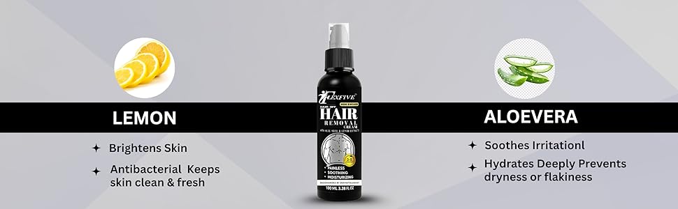 aloe vera lemon hair removal