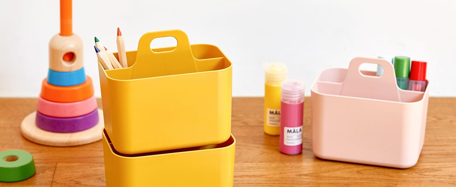 BLUE GINKGO Multipurpose Caddy Organizer Stackable