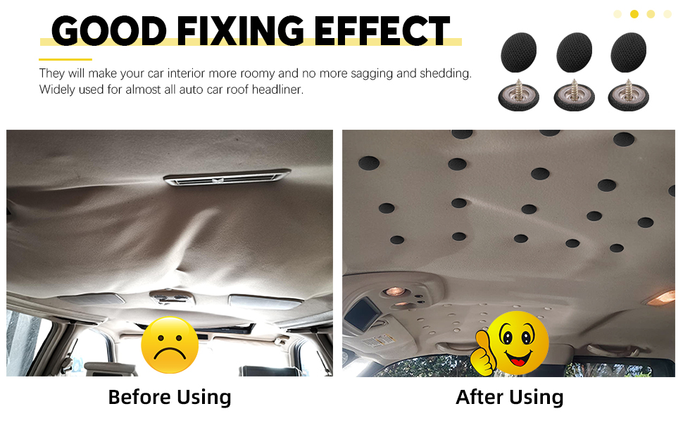 Mardatt 152Pcs Car Headliner Repair Kit with Headliner