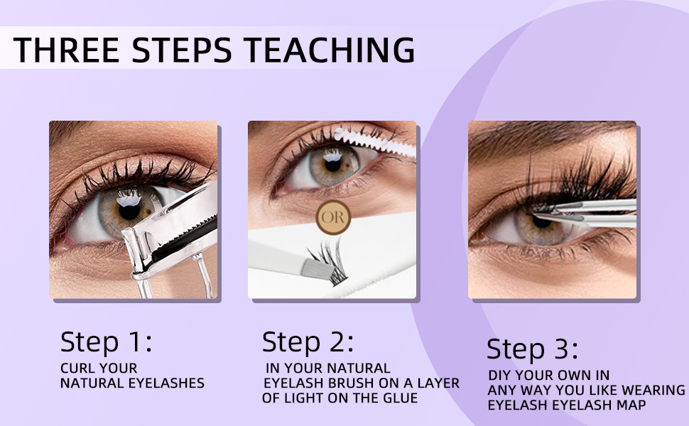 cluster eyelash extensions