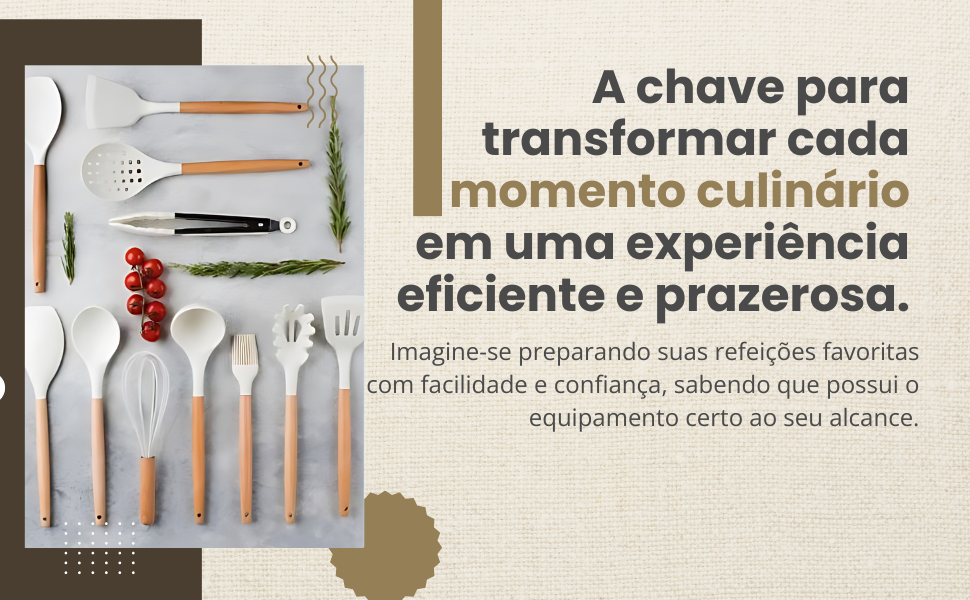Kit De Cozinha Profissional, Conjunto De Utensílios Práticos, Beleza E Funcionalidade Garantidas