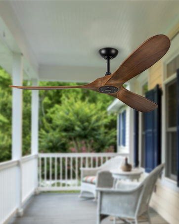 Swcita 60inch Ceiling Fan without Light Walnut