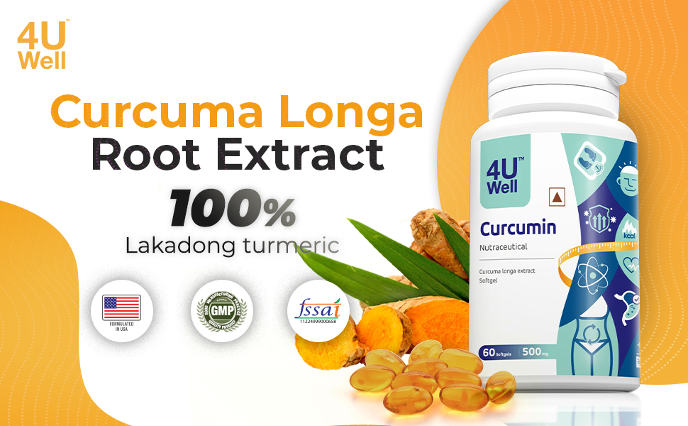 Buy Now 4Uwell Curcumin Tablets 500Mg With Turmeric Extract | Anti I... 14 03