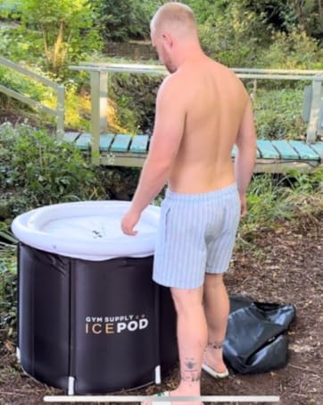 ice bath ice pod max cold plunge tub ice tub ice bath cold bath tub gym supply co chiller portable
