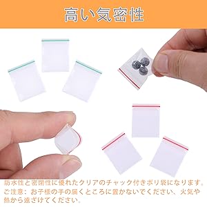 サコ　36袋 Amazon.co.jp: ピュアシーク 2.5x3cm 600枚セット ジッパー式