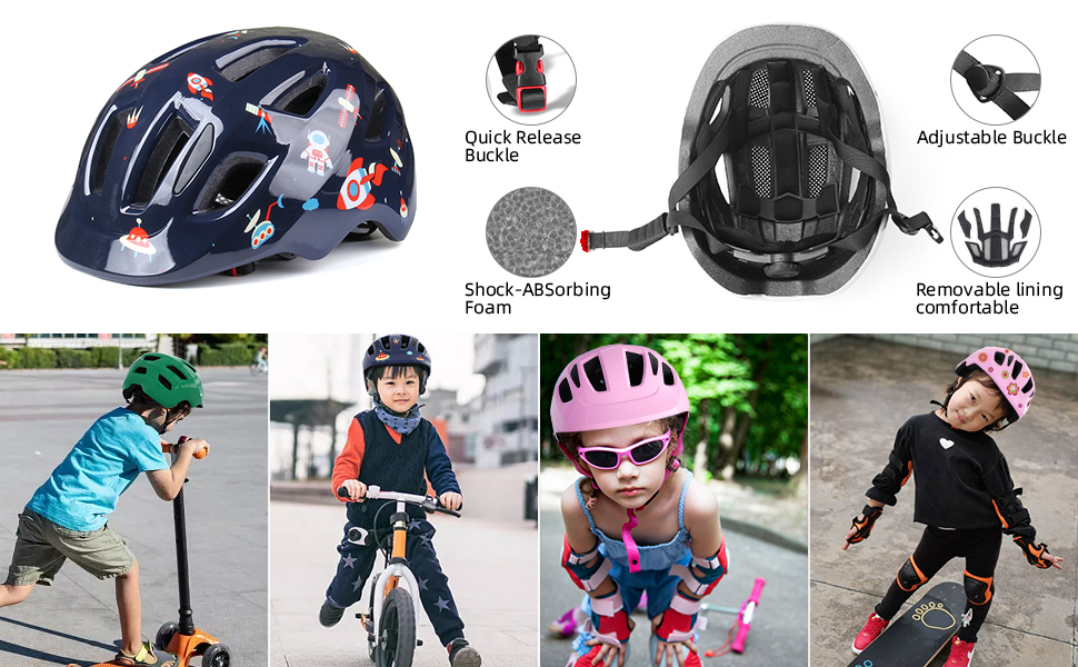 GLAF Toddler Helmet Kids Bike Helmet Infant Helmet for Girls Boys Youth