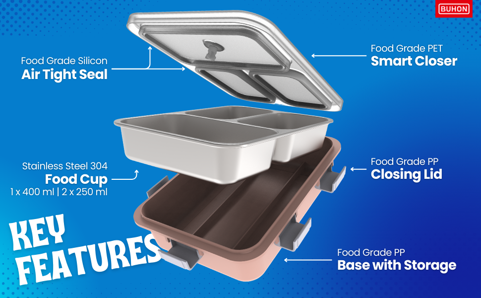 steel lunch box for school