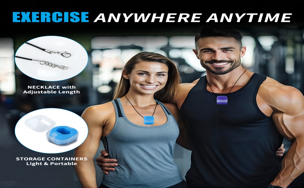 Gzloosehzf Jaw Exerciser Pack 3 Trainer For Jawline, Jaw Shaper, Wave