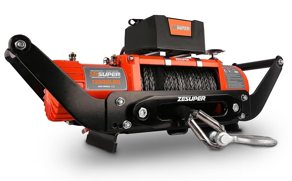 ZESUPER Cradle Winch Mounting Plate for Recovery Winches