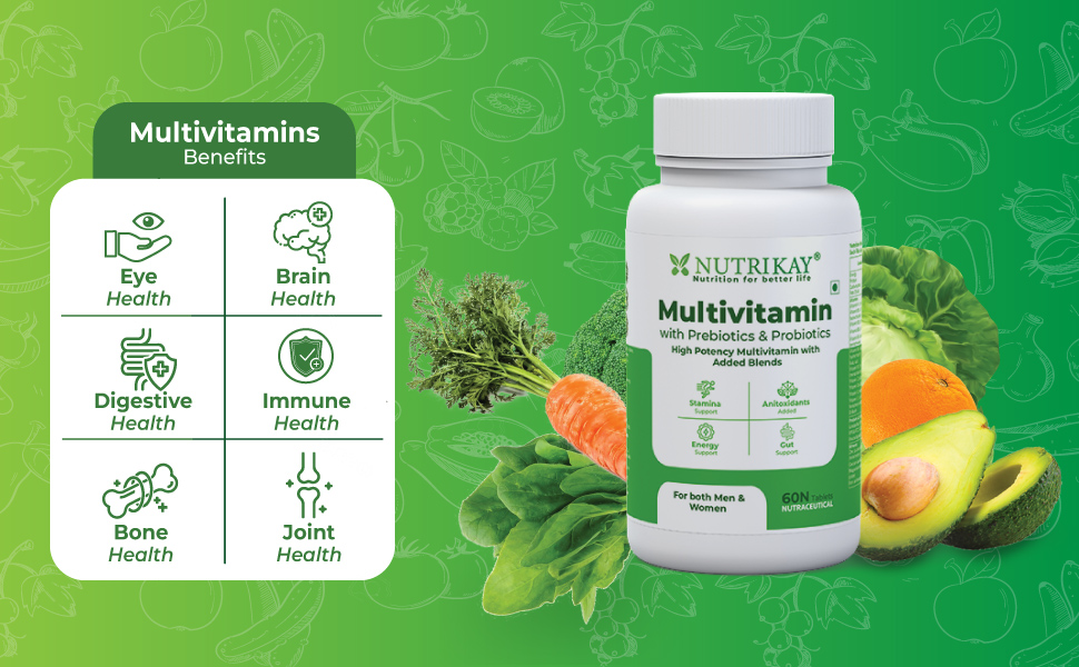 NutriKay Multivitamin for Men & Women Multivitamin tablet with vitamin