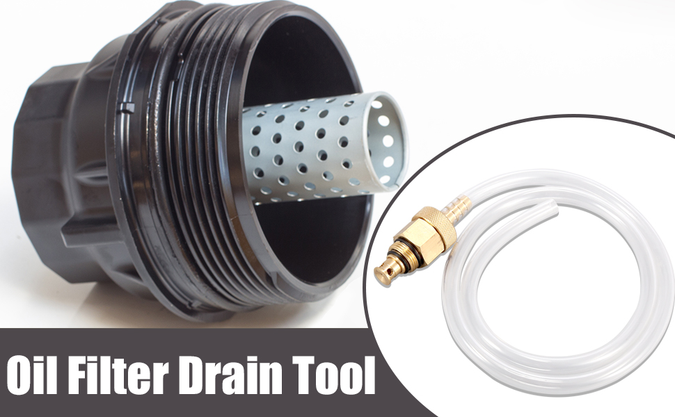 X AUTOHAUX Oil Filter Hose Tube Pipe Oil Filter Drain Tool