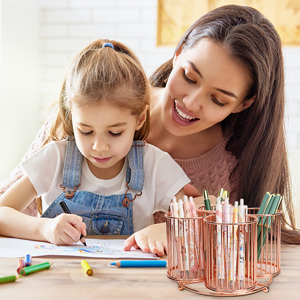 Pen holder desk children organiser office items pen holder Christmas gift