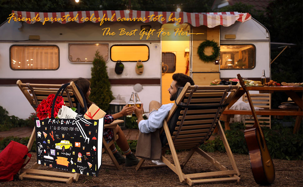 Friends Bag,Friends Canvas Tote Bag,Friends TV Show Gifts