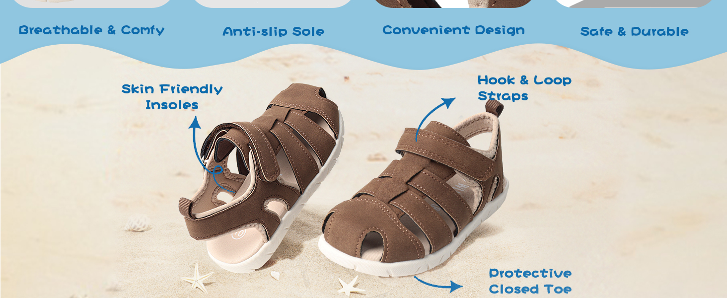 Wulubaba Toddler Girl Sandals For Kids Girls Shoes Non Slip Toddler Summer Shoes Baby Girls