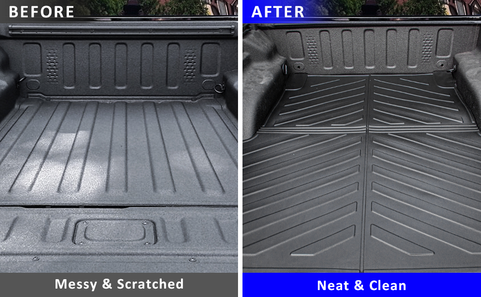 Rongtaod Truck Bed Mat Compatible with 20202024 Jeep