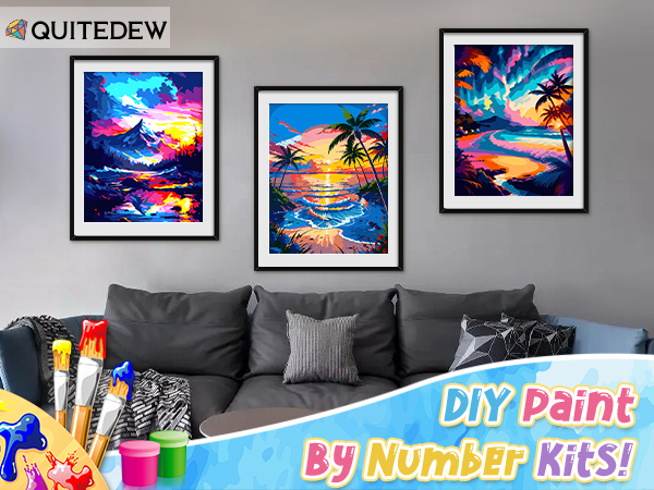 Amazon.com: QUITEDEW Paint by Numbers Kit for Adults Cat