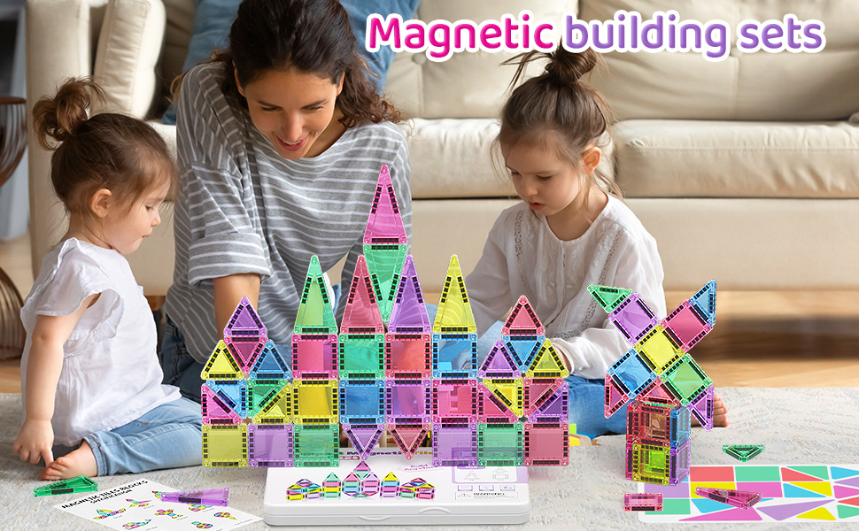Magnetic building sets
