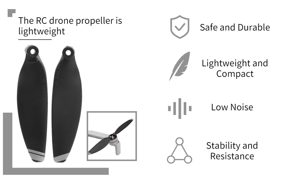 Propellers, LowNoise and QuickRelease Blades Props Accessories,for