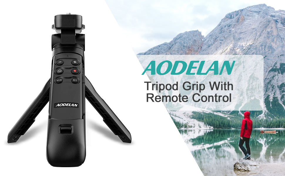 Portable tripod with remote shutter for Sony