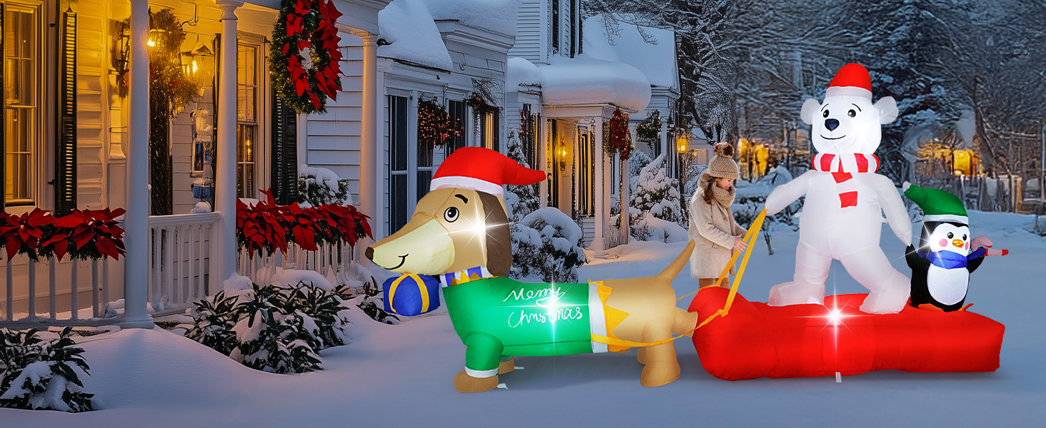 christmas inflatable outdoor decoration christmas blow ups yard