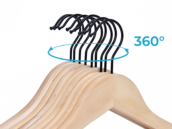 Amazon.com: JS HANGER Wooden Coat Hangers, 16 Pack High